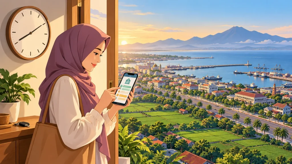 Ilustrasi memeriksa jam operasional apotek sebelum datang